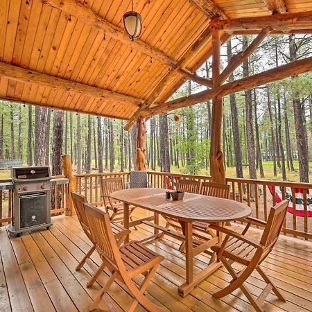 Lush Pinetop Retreat With Large Deck And Wooded Yard! Esterno foto
