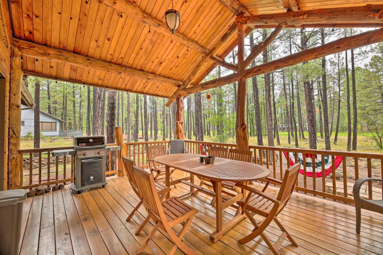 Lush Pinetop Retreat With Large Deck And Wooded Yard! Esterno foto