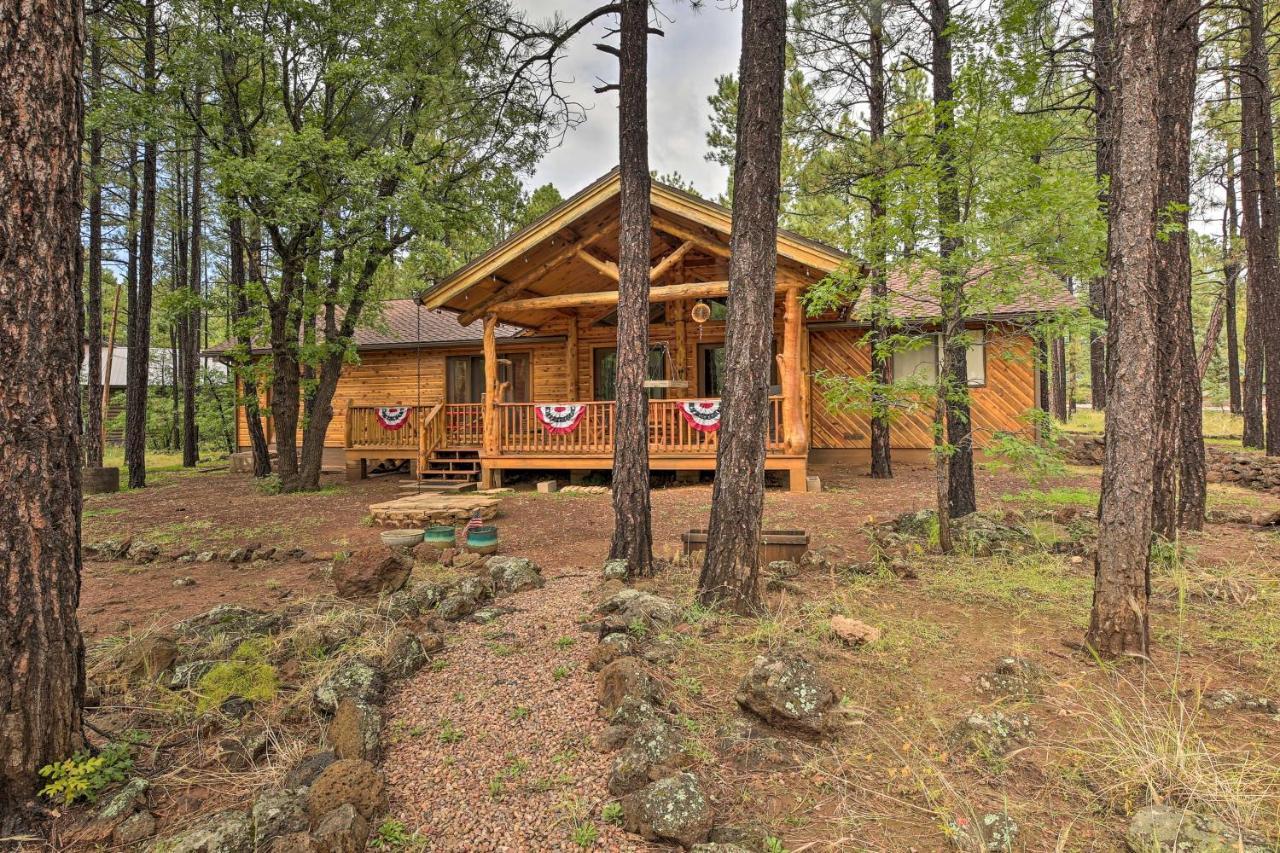 Lush Pinetop Retreat With Large Deck And Wooded Yard! Esterno foto