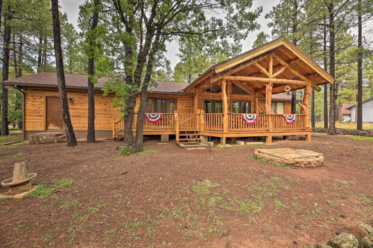 Lush Pinetop Retreat With Large Deck And Wooded Yard! Esterno foto