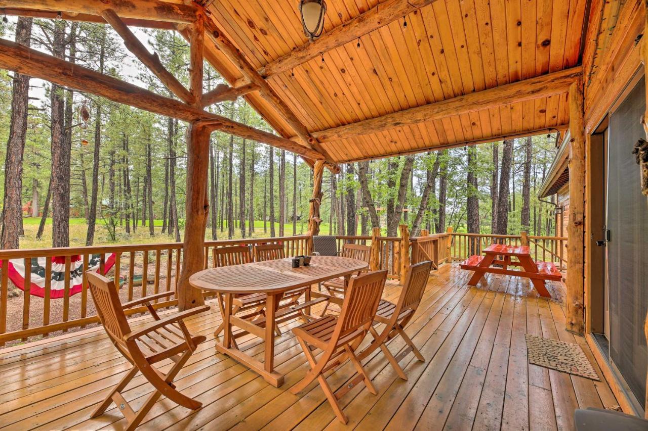 Lush Pinetop Retreat With Large Deck And Wooded Yard! Esterno foto